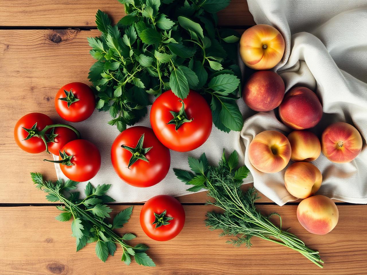 Produits frais et de saison de la Drôme